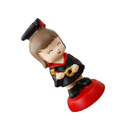 PartyKindom Graduation Cake Topper Doktor Mädchen Resin Figur Torten Dekoration Abschlussfeier Party Deko Süß und Langlebig Vielseitig Einsetzbar PartyKindom Graduation Cake Topper Doktor Mädchen Resin Figur Torten Dekoration Abschlussfeier Party Deko Süß und Langlebig Vielseitig Einsetzbar von PartyKindom