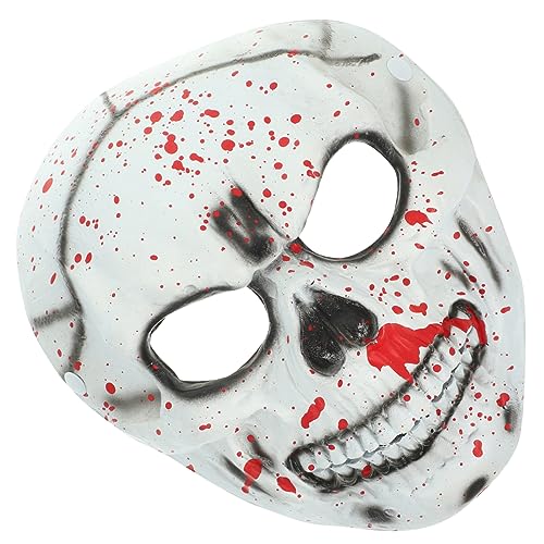 PartyKindom Halloween Blutige Schädelmaske Gruselige Cosplay Maske für Halloween Partys Einheitsgröße für Schaurige Anlässe und Kostüme von PartyKindom