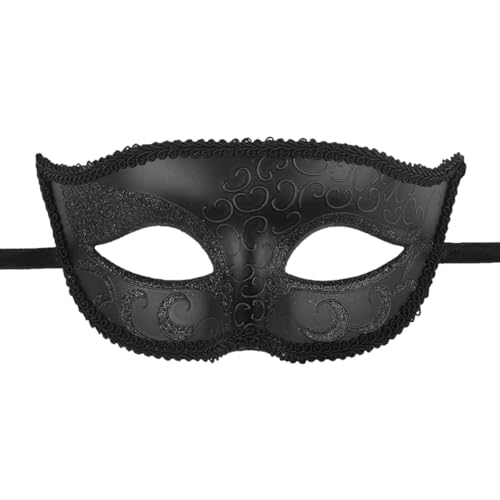 PartyKindom Halloween Maske für Maskerade Ball Elegante Plastik Maske für Cosplay Karneval und Kostümpartys Geeignet für Erwachsene und Festivals von PartyKindom