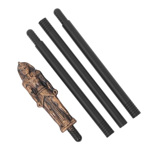 PartyKindom Halloween Zauberstab Kunststoffstab Robust Sicher für Cosplay Karneval Mottoparty Themenparty Kostüm Zubehör Mystischer Stab von PartyKindom