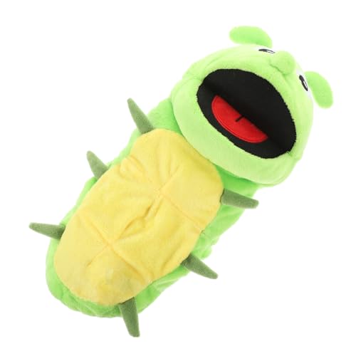 PartyKindom Handpuppe Raupe Interaktives Kinderpuppenspielzeug Puppen Lernspielzeug Handpuppe Für Puppe Handpuppen Kreatives Puppenspielzeug Marionette Plüsch von PartyKindom