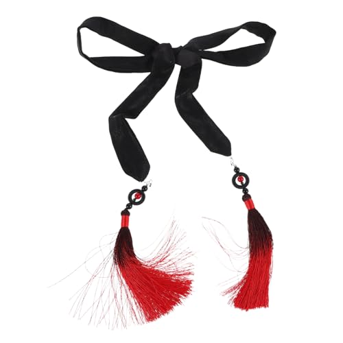 PartyKindom Hanfu Haarseil mit Quaste Traditionelles Chinesisches Haaraccessoire Geschlechtsneutrales Cosplay Stirnband für Männer und Frauen Komfortabel und Vielseitig Kostümzubehör von PartyKindom