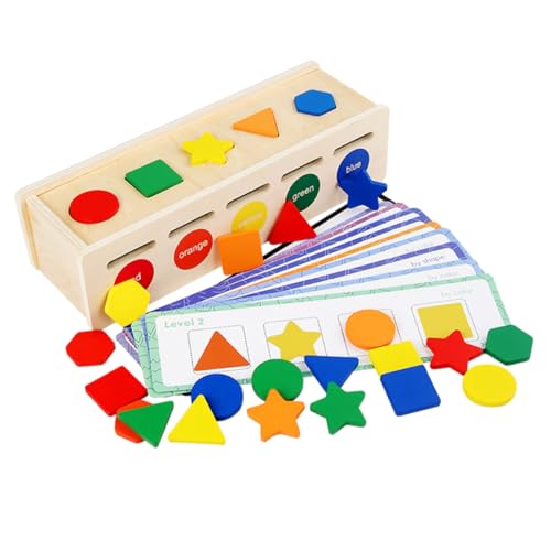 PartyKindom Holz Lernspielzeug Farb Formsortierer Motorikspielzeug für Kleinkinder Ab Jahren Feinmotorik Training Konzentration und Farberkennung PartyKindom Holz Lernspielzeug Farb Formsortierer Motorikspielzeug für Kleinkinder Ab Jahren Feinmotorik Training Konzentration und Farberkennung von PartyKindom