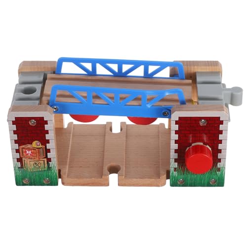 PartyKindom Holz Liftbrücke für Eisenbahn Zubehör für Holzbahn Sets Kreativität und Motorischen Fähigkeiten für Interaktive Spielwelten PartyKindom Holz Liftbrücke für Eisenbahn Zubehör für Holzbahn Sets Kreativität und Motorischen Fähigkeiten für Interaktive Spielwelten von PartyKindom
