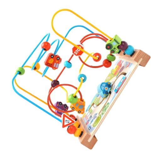 PartyKindom Holz Maze mit Perlen Bunte Lernhilfe für Kleinkinder Pädagogisches Montessori Farb und Formwahrnehmung Hand Auge Koordination Geeignet als PartyKindom Holz Maze mit Perlen Bunte Lernhilfe für Kleinkinder Pädagogisches Montessori Farb und Formwahrnehmung Hand Auge Koordination Geeignet als von PartyKindom