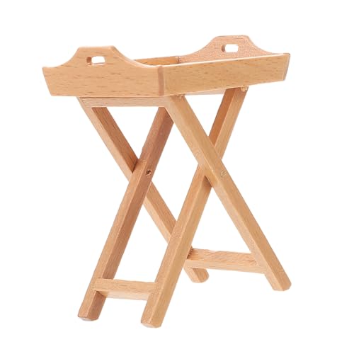 PartyKindom Holz Obstplatte und Mini Serviertablett für Rollenspiel Dekoration Kreative Spielszenen von PartyKindom