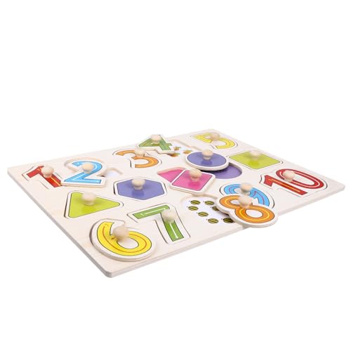 PartyKindom Holz Puzzle für Kreatives Zahlen Steckspielzeug Lernspielzeug Frühförderung Langlebig und Leicht Holzspielzeug für Kleinkinder PartyKindom Holz Puzzle für Kreatives Zahlen Steckspielzeug Lernspielzeug Frühförderung Langlebig und Leicht Holzspielzeug für Kleinkinder von PartyKindom