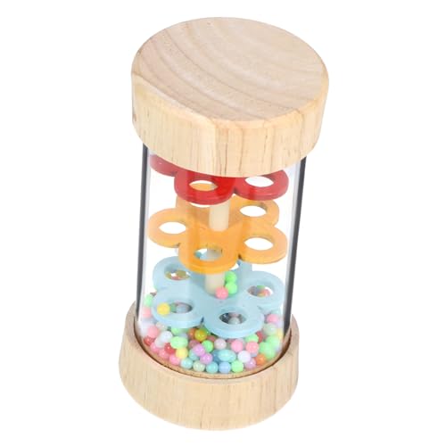 PartyKindom Holz Regenstick für Kreatives Musik Instrument Frühe Musikalische Früherziehung Sicherer Langlebiger Holzbau Fördert Konzentration und Hand Auge Koordination von PartyKindom