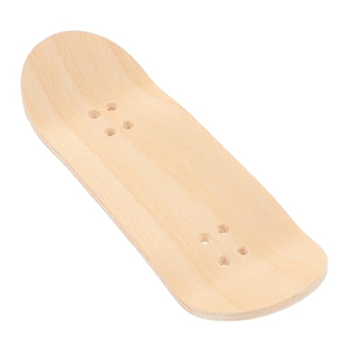 PartyKindom Holz Skateboard Deck Austauschbare Finger Skateboard Platte für Erwachsene Geeignet für Verschiedene Techniken und Umgebungen Natürliche Holzoberfläche Präzise Passform für von PartyKindom