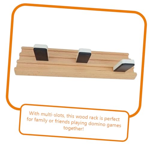 PartyKindom Holz dominohalter mit Anti rutsch Basis Schräges Domino Rack aus Pinienholz für Stabile Kartenablage Professioneller Spielsteinhalter für Domino Triomino spielsteine Praktisches PartyKindom Holz dominohalter mit Anti rutsch Basis Schräges Domino Rack aus Pinienholz für Stabile Kartenablage Professioneller Spielsteinhalter für Domino Triomino spielsteine Praktisches von PartyKindom