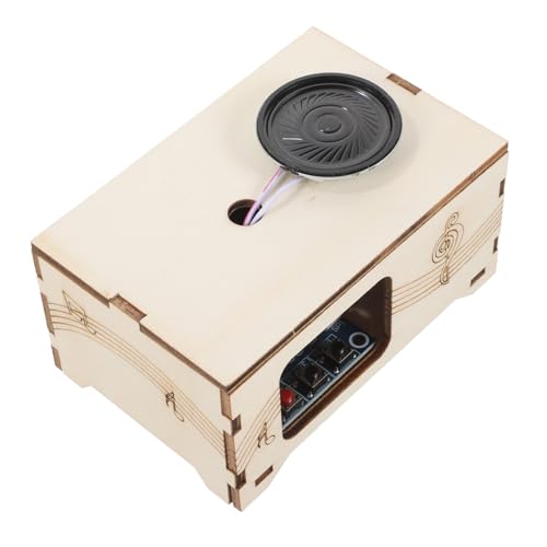 PartyKindom Holzbausatz Phonograph DIY Spieluhr Holzmodell Interaktives Klangspielzeug für Wissenschaftlichem Experimentierleitfaden zur Erforschung von und Vibrationen Kreative PartyKindom Holzbausatz Phonograph DIY Spieluhr Holzmodell Interaktives Klangspielzeug für Wissenschaftlichem Experimentierleitfaden zur Erforschung von und Vibrationen Kreative von PartyKindom