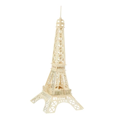 PartyKindom Holzpuzzle Bausatz Eiffel Turm DIY ohne Kleber Lernspielzeug für Holzfarbenes Kreatives Modell als Dekoration und Pädagogisches Handwerks PartyKindom Holzpuzzle Bausatz Eiffel Turm DIY ohne Kleber Lernspielzeug für Holzfarbenes Kreatives Modell als Dekoration und Pädagogisches Handwerks von PartyKindom