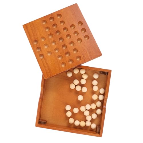 PartyKindom Holzspielzeug Intelligenzspiel Geduldsspiel für Erwachsene und Klassisches Einzel Steckspiel aus Holz mit Glatter Oberfläche Pädagogisches Denkspiel und Konzentration PartyKindom Holzspielzeug Intelligenzspiel Geduldsspiel für Erwachsene und Klassisches Einzel Steckspiel aus Holz mit Glatter Oberfläche Pädagogisches Denkspiel und Konzentration von PartyKindom