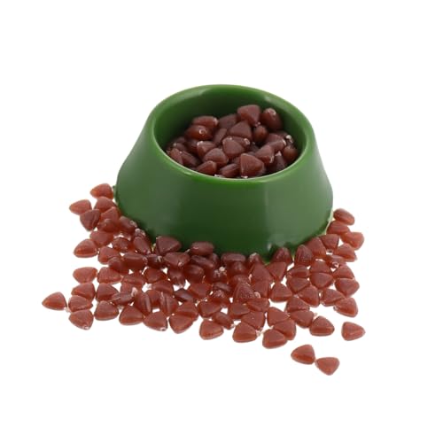 PartyKindom Hundenapf-Modell Miniatur -lebensmittelspielzeug Plastik Green von PartyKindom