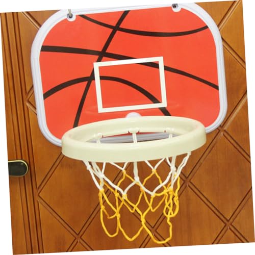 PartyKindom Indoor Basketballkorb Set aus Leichtem Abs Kunststoff mit Basketball Pumpe und Haken Wandmontierbar für Kinderzimmer Kindergarten und zu Kinderfesten Zufällige Zufällige Farbe von PartyKindom