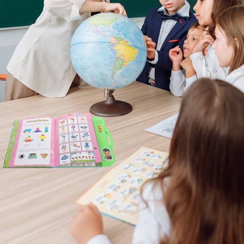 PartyKindom Interaktives Französisch Englisch Lernbuch für Kleinkinder Jahre Elektronisches Soundbuch mit Bunten Mustern und Audio Fördert Sprachentwicklung und Gehirnentwicklung Leichtes von PartyKindom