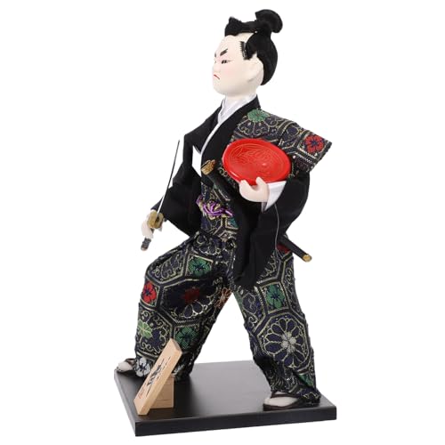 PartyKindom Japanische Samurai Puppe Dekoration Kleine Samurai Figur Asiatische Deko Kunstwerk Leicht Und Handlich Für Coffeeshop dekor von PartyKindom