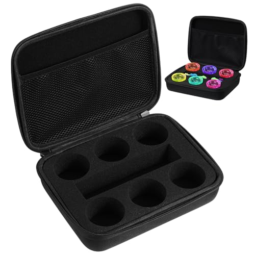 PartyKindom Jo-jo-aufbewahrung Tasche Ball Spielzeugspeicherbeutel - Aufbewahrungsbehälter Aufbewahrungsbox Für Ohrstöpsel Yoyo-spielzeughalter Kopfhörer Fall Yoyo-zubehör Black Schwamm von PartyKindom