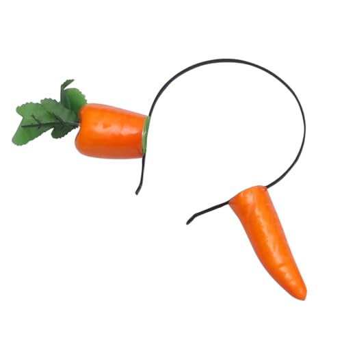 PartyKindom Karotten Haarreif Damen Party Haarschmuck Lustiges Kostümaccessoire Stoffmaterial Langlebig Für Halloween Festival Feiertage PartyKindom Karotten Haarreif Damen Party Haarschmuck Lustiges Kostümaccessoire Stoffmaterial Langlebig Für Halloween Festival Feiertage von PartyKindom