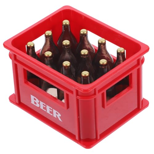 PartyKindom Kasten Mini-Bierkastenmodell Miniatur-Zubehör Mini- -Landschaftsschmuck Living Room Decoration wohnzimmerdeko babyspielzeug das kleinste der Welt Harz von PartyKindom