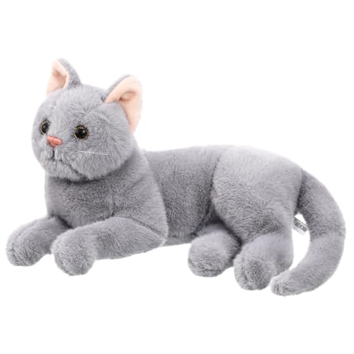 PartyKindom Katzenplüschtier Ausgestopftes Katzenkätzchen Kuscheltiere Hallo Stofftier Plüschtier In Katzenform Simulationskatzenpuppe Katzenplüschfigur Süße Katze Stofftier von PartyKindom