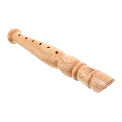 PartyKindom Klarinette Kinderblockflöte Holzflöte Anfängerblockflöte Anfänger kinderflöte Sechsloch Kinderrekorder Piccoloflöte für Blockflöteninstrument für Beige von PartyKindom