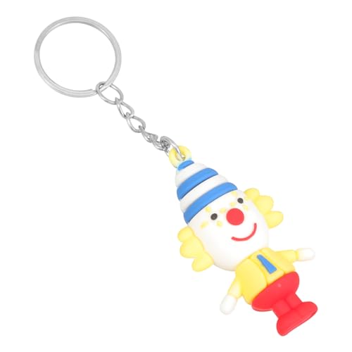 PartyKindom Kleiner Clown Schlüsselanhänger Cartoon Anhänger Robust für Taschen Rucksäcke Damen Charm Karneval Accessoire von PartyKindom
