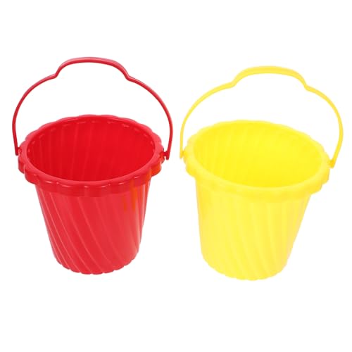 PartyKindom Kleiner Tragbarer Sand und Wassereimer aus Robustem Kunststoff rutschfeste Oberfläche Wiederverwendbar Leicht zu Reinigen als Spielzeugeimer für Strand Sommer und Zufällige Farbe PartyKindom Kleiner Tragbarer Sand und Wassereimer aus Robustem Kunststoff rutschfeste Oberfläche Wiederverwendbar Leicht zu Reinigen als Spielzeugeimer für Strand Sommer und Zufällige Farbe von PartyKindom