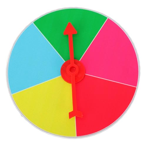PartyKindom Kleines Tombola Rad Wandmontage Drehbares Tombola Spiel Partypreis Ziehgerät für Indoor Events Leicht Robust für Geburtstage Hochzeiten und Familienfeiern von PartyKindom