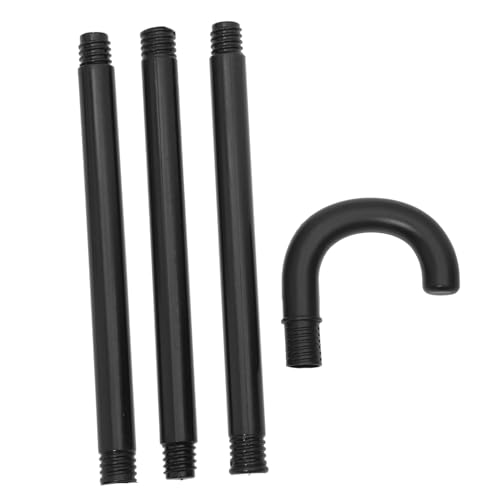 PartyKindom Krücke aus Kunststoff Schwarzer Zauberstab für Cosplay Halloween Party Accessoire Leicht und Vielseitig für Rollenspiele und Bühnenauftritte PartyKindom Krücke aus Kunststoff Schwarzer Zauberstab für Cosplay Halloween Party Accessoire Leicht und Vielseitig für Rollenspiele und Bühnenauftritte von PartyKindom