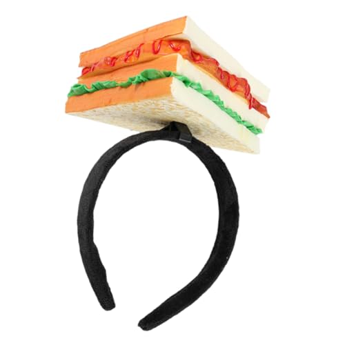 PartyKindom Künstliches Sandwich Stirnband Lustiges Essens Haarband Party Zubehör für Kinder Realistische Lebensmittel Imitation Cosplay Kopfbedeckung PartyKindom Künstliches Sandwich Stirnband Lustiges Essens Haarband Party Zubehör für Kinder Realistische Lebensmittel Imitation Cosplay Kopfbedeckung von PartyKindom
