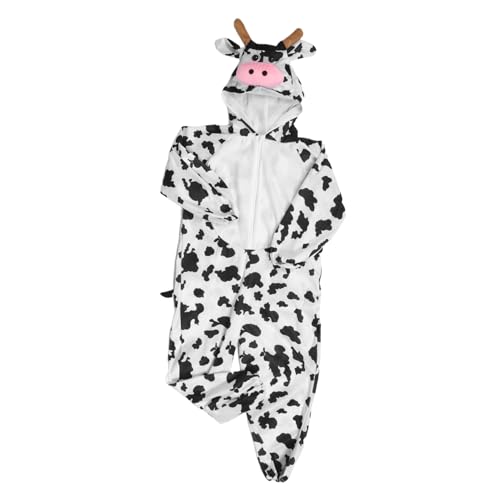 PartyKindom Kuh Kostüm für Tierkostüm für Halloween Cosplay für Verschiedene Altersgruppen für Kindergartenaufführungen von PartyKindom