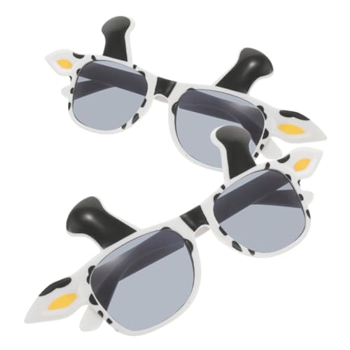 PartyKindom Kuhbrille 2 Stück Cosplay Brillen Stück für Erwachsene Lustige Kuhsonnenbrille für Kostümparty Halloween und Mottopartys PartyKindom Kuhbrille 2 Stück Cosplay Brillen Stück für Erwachsene Lustige Kuhsonnenbrille für Kostümparty Halloween und Mottopartys von PartyKindom