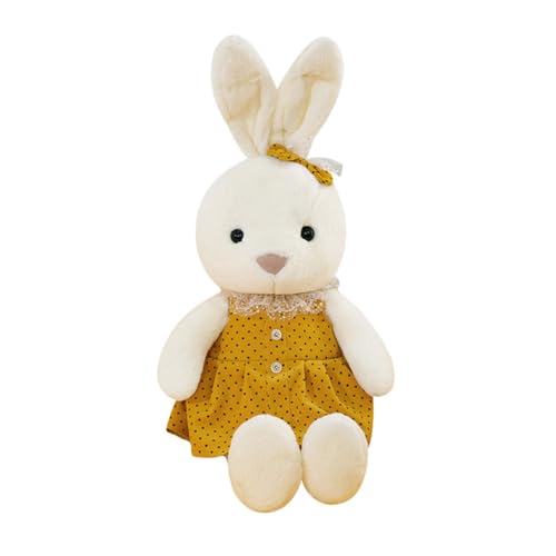 PartyKindom Kuscheliges Plüsch Kaninchen Weiches Bunny Stofftier als Geschenkidee für Junge Mädchen und Familie Niedliche Häschen Puppe zum und Dekorieren von PartyKindom