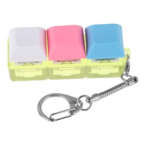 PartyKindom LED Keyboard Fidget Toy mit Transparentem Kapselfeuer Klarer Klicksound Schlüsselanhänger für Büro Zuhause und Reisen Kreatives Tastaturspielzeug Vielseitige Schlüsseldeko PartyKindom LED Keyboard Fidget Toy mit Transparentem Kapselfeuer Klarer Klicksound Schlüsselanhänger für Büro Zuhause und Reisen Kreatives Tastaturspielzeug Vielseitige Schlüsseldeko von PartyKindom