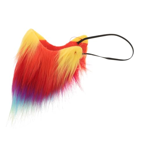 PartyKindom LGBT Bunter Cosplay Schnurrbart aus Realistischem Fake Schnurrhaar für Halloween Party Karneval Kostüm-Accessoire Farbenfroher Kunstbart für Verkleidung und Performance von PartyKindom