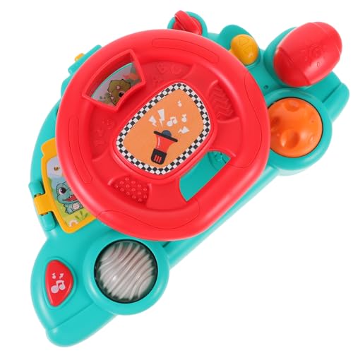 PartyKindom Lenkradspielzeug mit Musik und Licht Pädagogisches Lernspielzeug für Drehung Langlebig und Sicher für Weihnachtsfest oder Ersten PartyKindom Lenkradspielzeug mit Musik und Licht Pädagogisches Lernspielzeug für Drehung Langlebig und Sicher für Weihnachtsfest oder Ersten von PartyKindom