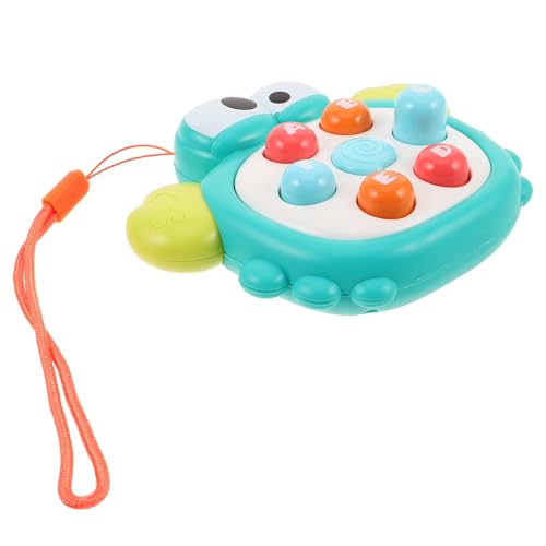 PartyKindom Lernspielzeug für die Früherziehung Handspielspielzeug sensorisches Lernspielzeug Kleinkinder sensorisches Montessori sensorische Tafel beschäftigtes Brett Plastik Grün von PartyKindom