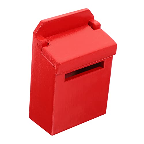 PartyKindom Letterbox-Modell Lustige Gartendeko Mini-briefkasten Briefkastenstatue Aus Holz Postfach Im Mikro-landschaftsformat Winziger Briefkasten Aus Holz Winziges Figurendekor Rot Hölzern PartyKindom Letterbox-Modell Lustige Gartendeko Mini-briefkasten Briefkastenstatue Aus Holz Postfach Im Mikro-landschaftsformat Winziger Briefkasten Aus Holz Winziges Figurendekor Rot Hölzern von PartyKindom