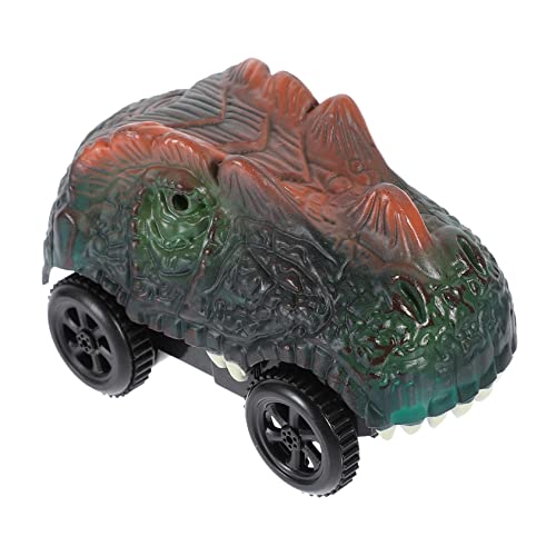 PartyKindom Lifelike Dinosaur Track Car Toy Rennwagen ohne Batterie Bruchsicheres Kompatibles Bahn Auto für Leicht und Flexibel für Spielspaß Jungen Mädchen PartyKindom Lifelike Dinosaur Track Car Toy Rennwagen ohne Batterie Bruchsicheres Kompatibles Bahn Auto für Leicht und Flexibel für Spielspaß Jungen Mädchen von PartyKindom