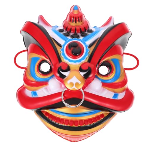 PartyKindom Löwenmaske vollgesichtige Maskenkostüm Löwe Halloween orientalisch Meilen von Realistische Maske Löwenmaske im chinesischen Stil Löwe Cosplay Maske lustige Löwenmasken Plastik rot PartyKindom Löwenmaske vollgesichtige Maskenkostüm Löwe Halloween orientalisch Meilen von Realistische Maske Löwenmaske im chinesischen Stil Löwe Cosplay Maske lustige Löwenmasken Plastik rot von PartyKindom