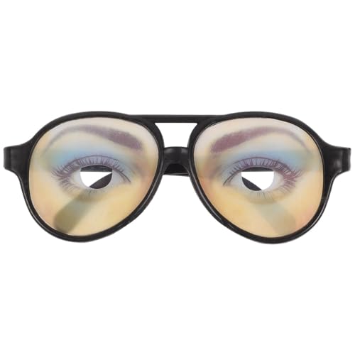 PartyKindom Lustige Brille für Erwachsene, Streichbrille mit Augen, Originelles, Witziges Kostümzubehör für Halloween-party-requisiten von PartyKindom