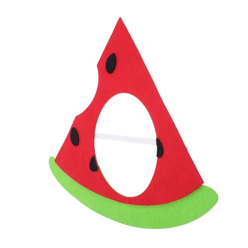PartyKindom Lustige Cartoon Wassermelonen Maske aus Atmungsaktivem Filz Leichte Party Requisite für Fotoshootings Langlebig Komfortabel für Karneval Halloween und Themenpartys von PartyKindom