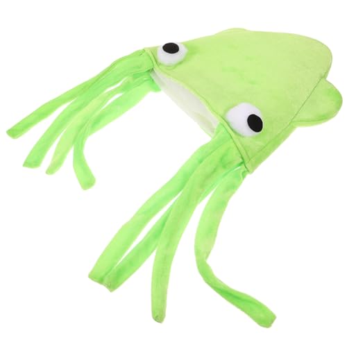 PartyKindom Lustiger Squid Headgear aus Weichem Hautfreundlichem Material Leichter Octopus Hut als Party und Performance Requisit Farbenfroher Bequemer Kopfschmuck für Halloween und Fotospaß PartyKindom Lustiger Squid Headgear aus Weichem Hautfreundlichem Material Leichter Octopus Hut als Party und Performance Requisit Farbenfroher Bequemer Kopfschmuck für Halloween und Fotospaß von PartyKindom