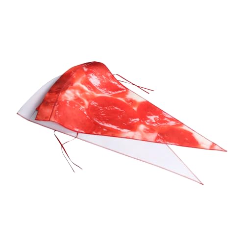 PartyKindom Lustiges Pizza Slice Kostüm für Erwachsene Halloween Party Cosplay Leicht zu Reinigen Atmungsaktiv Komfortabel Spaßiges Food Themed Outfit für Kostüm und Themenveranstaltungen von PartyKindom