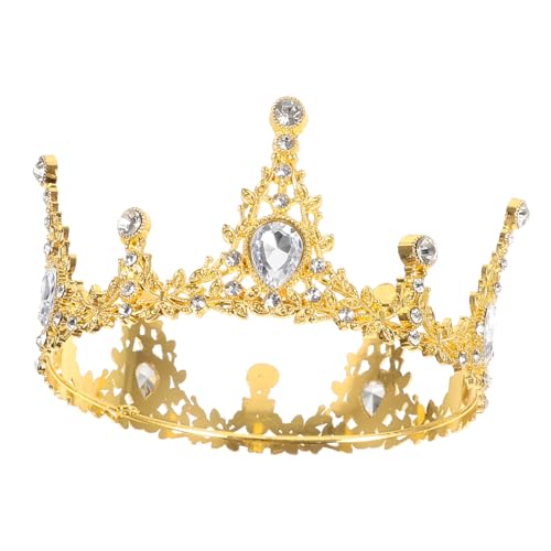 PartyKindom Luxuriöser Tortenaufsatz mit Strasssteinen Kleine Cake Dekoration für Geburtstag und Party Leichter Langlebiger Party Kuchen Schmuck Festliche Tortendeko für Hochzeit und Feier von PartyKindom