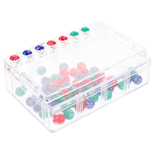 PartyKindom Manuelle Lotteriemaschine mit Transparentem Gehäuse Tragbares Partyspielzeug für Faire Ziehungen Geeignet als und Dekoratives Spielzubehör für Geburtstags und Neujahrsfeiern PartyKindom Manuelle Lotteriemaschine mit Transparentem Gehäuse Tragbares Partyspielzeug für Faire Ziehungen Geeignet als und Dekoratives Spielzubehör für Geburtstags und Neujahrsfeiern von PartyKindom