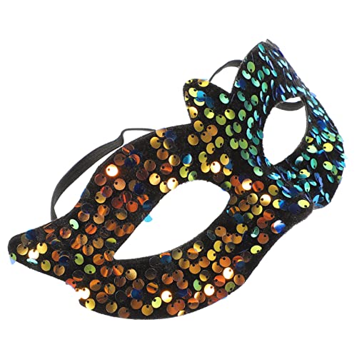 PartyKindom Mardi Gras Maske Pailletten Maskerade Maske für Karneval Halloween Geburtstagsfeiern und Cosplay Leicht und Komfortabel für von PartyKindom
