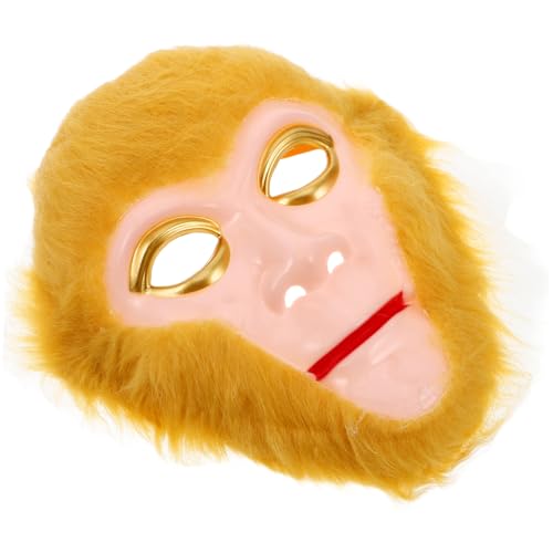 PartyKindom Maske aus Plüsch Realistische Affenmaske für Halloween Karneval und Kostümpartys und Erwachsene Detailreiche Charakterdarstellung Des Affenkönigs Reise nach Westen PartyKindom Maske aus Plüsch Realistische Affenmaske für Halloween Karneval und Kostümpartys und Erwachsene Detailreiche Charakterdarstellung Des Affenkönigs Reise nach Westen von PartyKindom