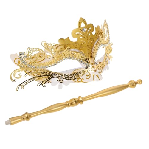 PartyKindom Maskerade Maske Mit Haltestab, Party Kostüm Maske Für Frauen, Halloween, Abschlussball, Karneval, Hochzeit, Party, Kostüm, Cosplay PartyKindom Maskerade Maske Mit Haltestab, Party Kostüm Maske Für Frauen, Halloween, Abschlussball, Karneval, Hochzeit, Party, Kostüm, Cosplay von PartyKindom
